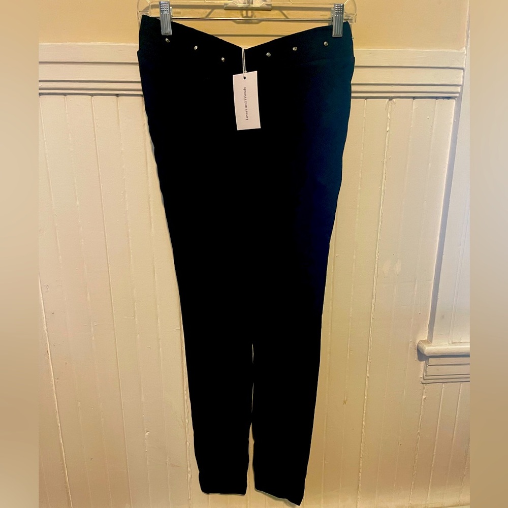 Lovers and Friends women’s NWT studded leggings, size med